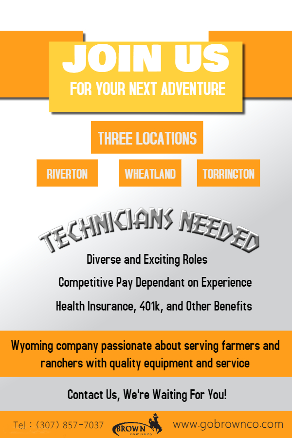 Brown Co Technician Recruitment Program